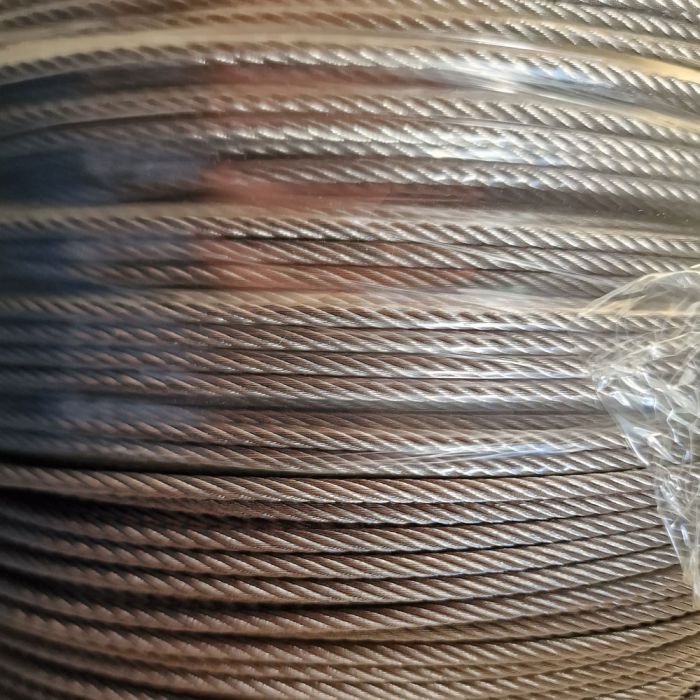 Cablu sufa otel inoxidabil 2 mm 7X19 - AISI 316