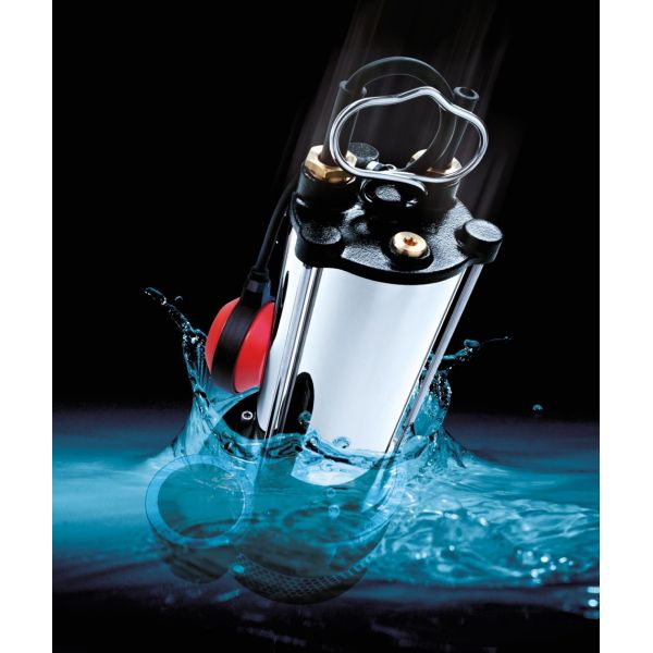 Pompa submersibila curent continuu 190 VS Hmax=9,5 m Qmax=12 m3/h 0,37 kW 24V curent continuu