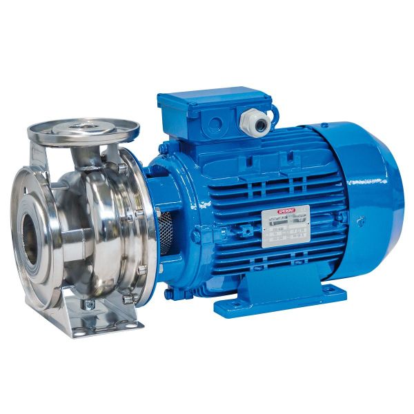 Pompa inox centrifuga orizontala CX T40-125/3 H=26,5-20 m Q=6-42 M3/H 3 kW 400V